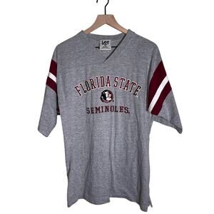 VINTAGE FLORIDA STATE SEMINOLES LEE embroidered single stitch tshirt M